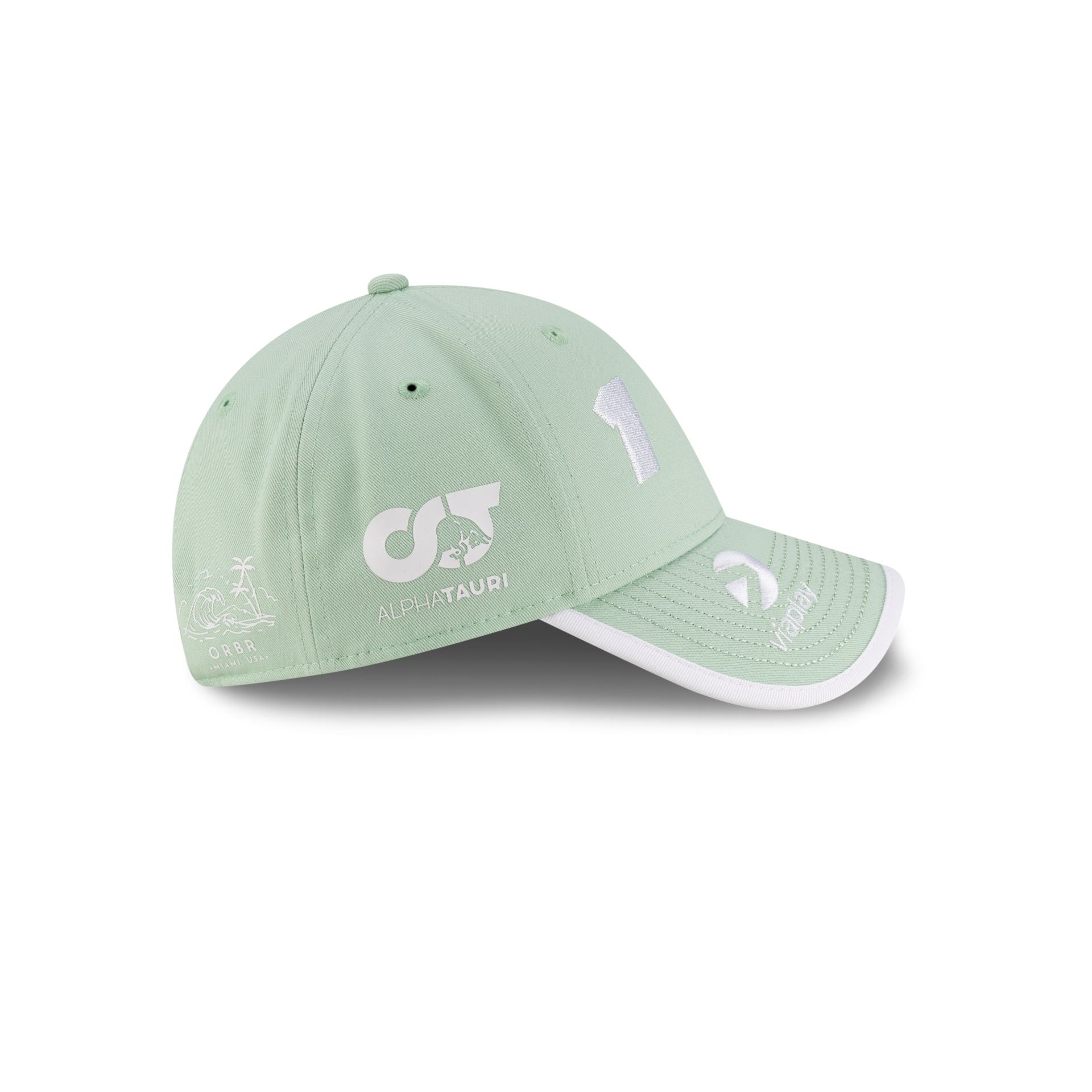 2025 Miami Race Special Oracle Red Bull Racing Max Verstappen 9FORTY Snapback Hat - Image 4