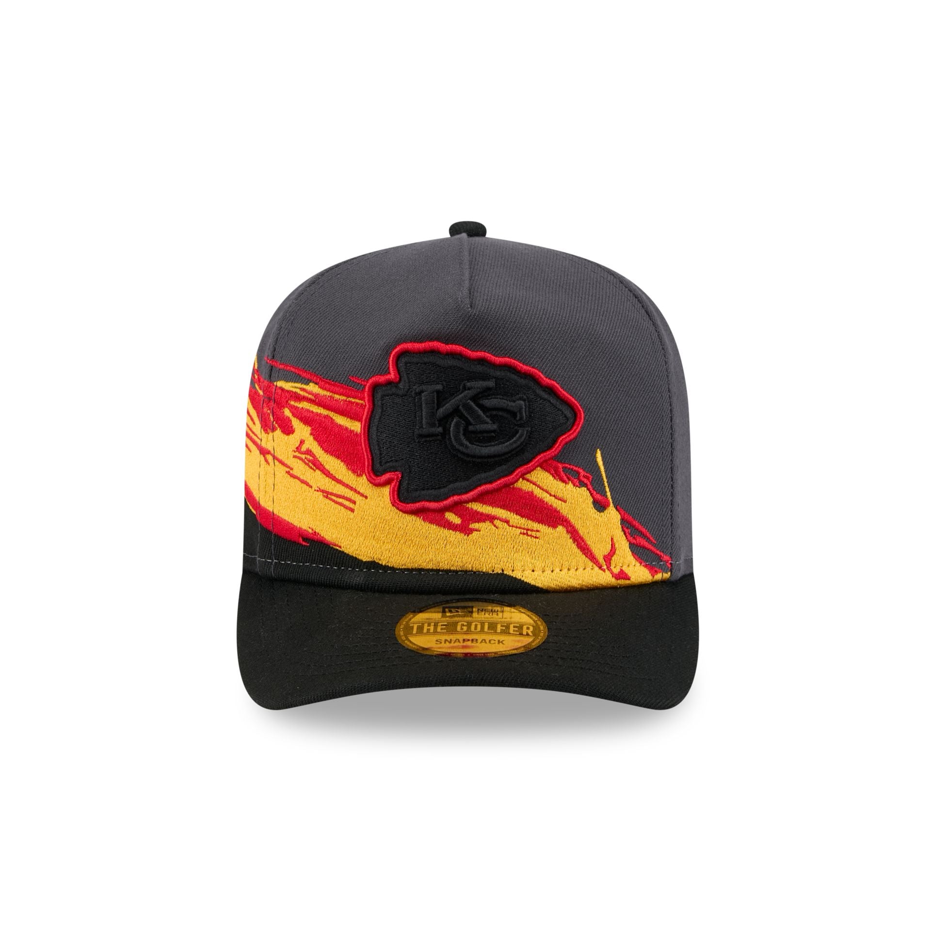 Kansas City Chiefs Graphite Brushstroke Golfer Hat - Image 2