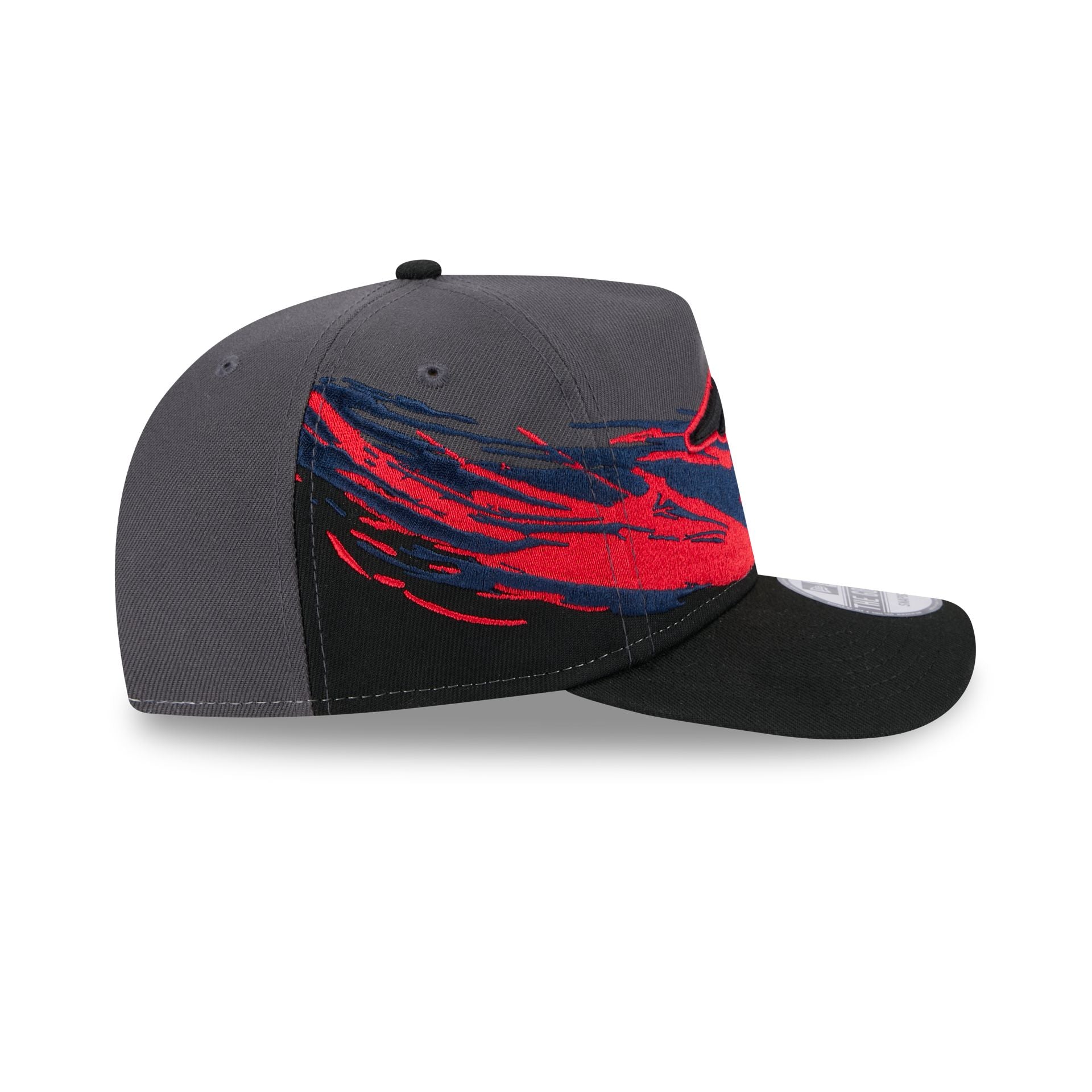 New England Patriots Graphite Brushstroke Golfer Hat - Image 5