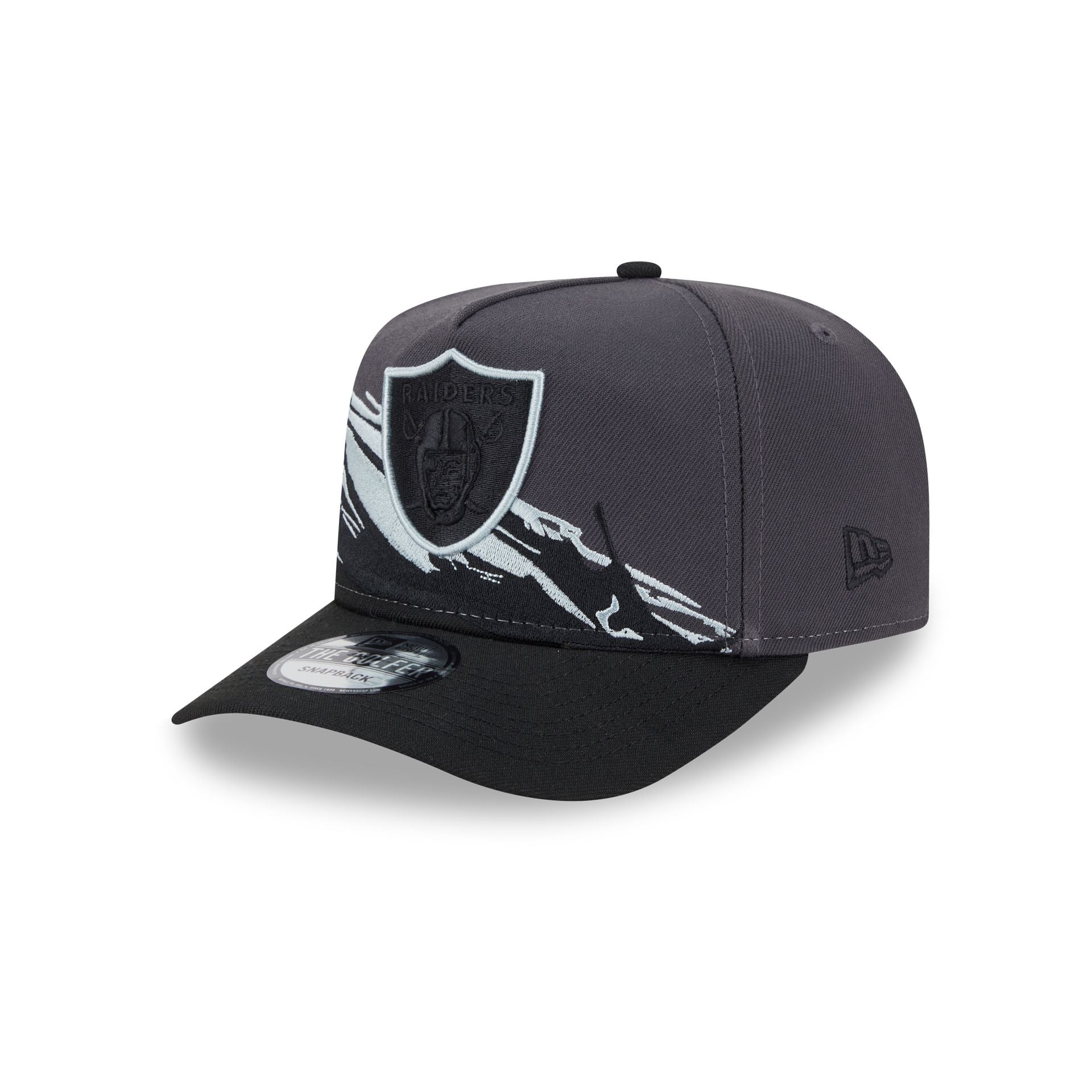 Las Vegas Raiders Graphite Brushstroke Golfer Hat - Image 2
