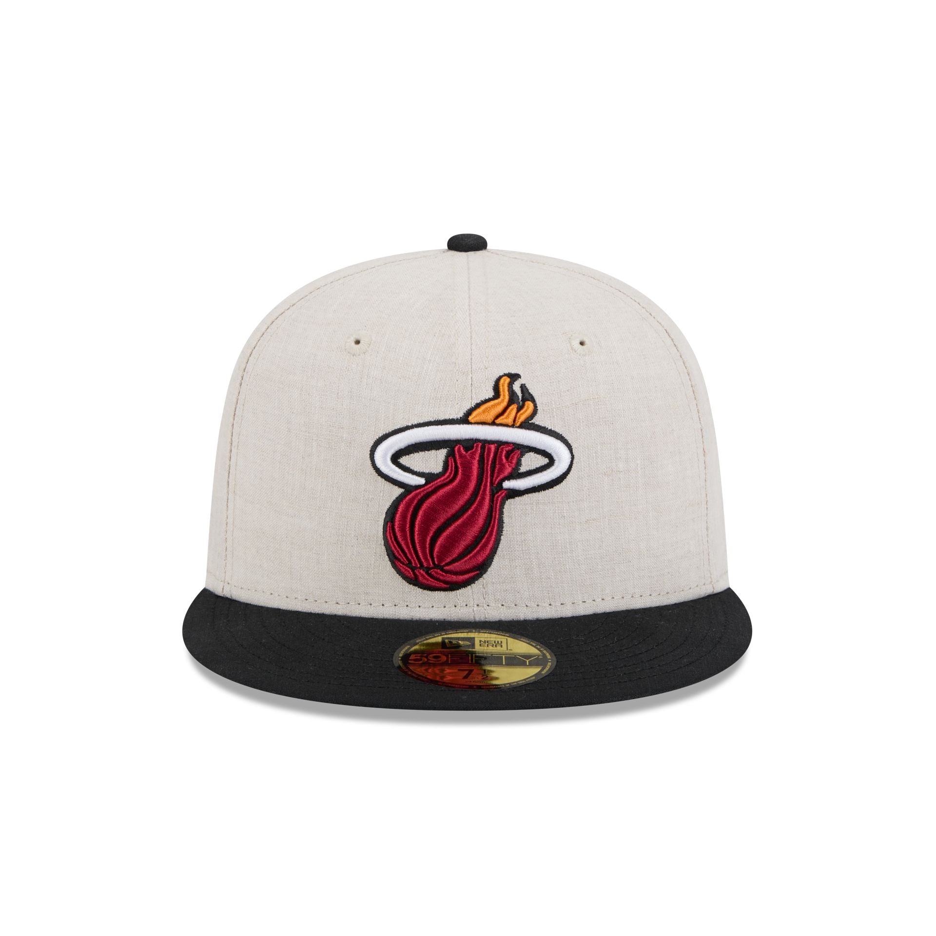 Miami Heat Linen 59FIFTY Fitted Hat - Image 2