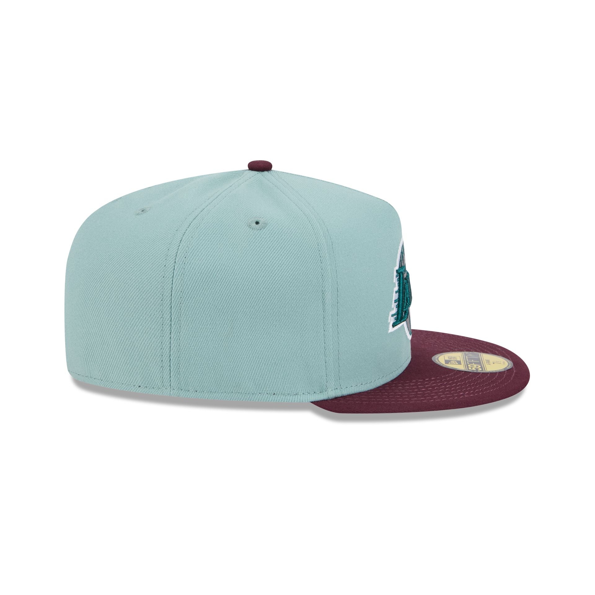 Los Angeles Lakers Beach Kiss Blue 59FIFTY A-Frame Fitted Hat - Image 5