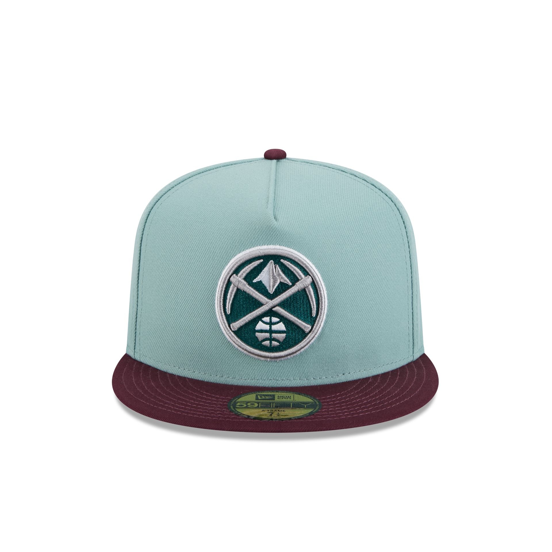 Denver Nuggets Beach Kiss Blue 59FIFTY A-Frame Fitted Hat - Image 2