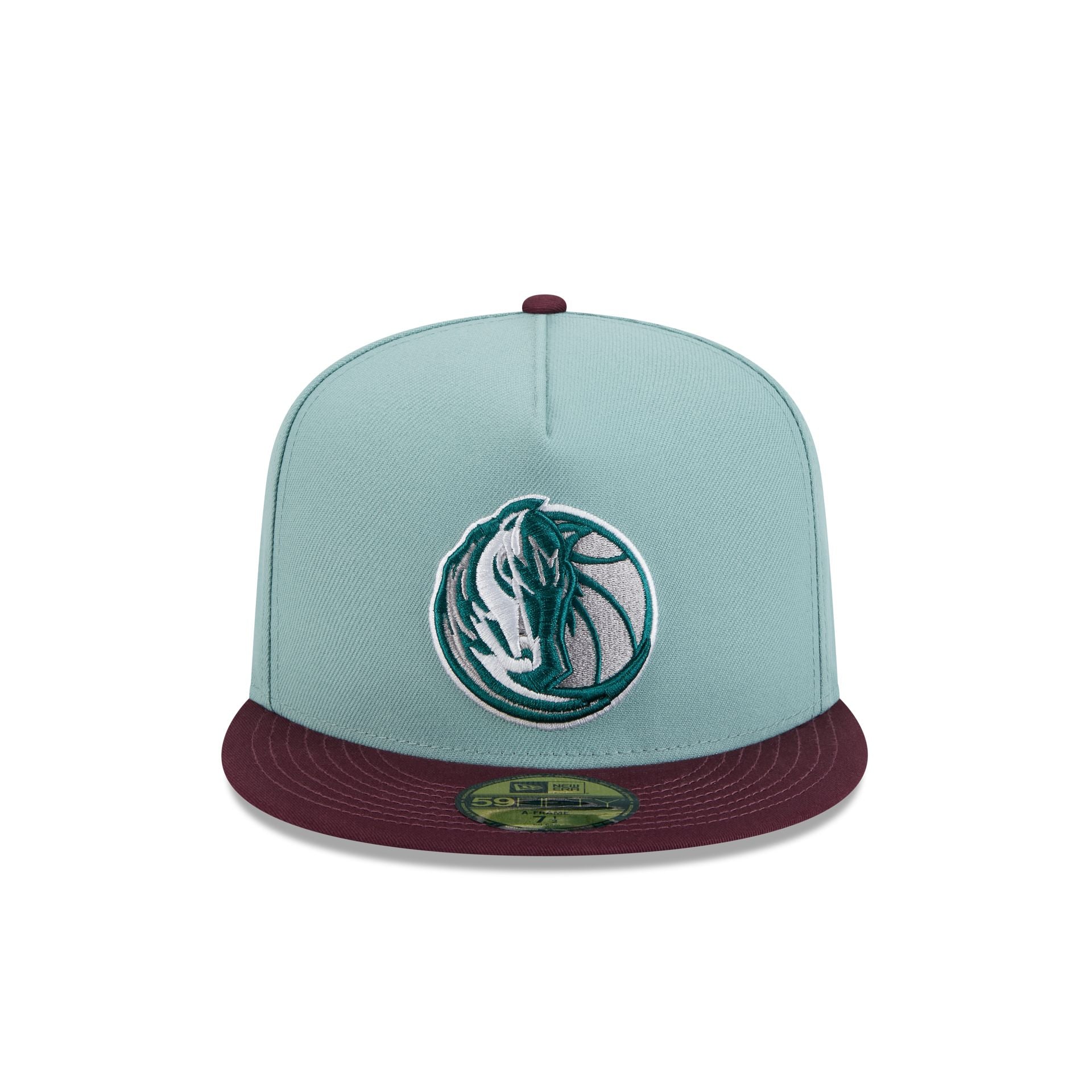 Dallas Mavericks Beach Kiss Blue 59FIFTY A-Frame Fitted Hat - Image 2