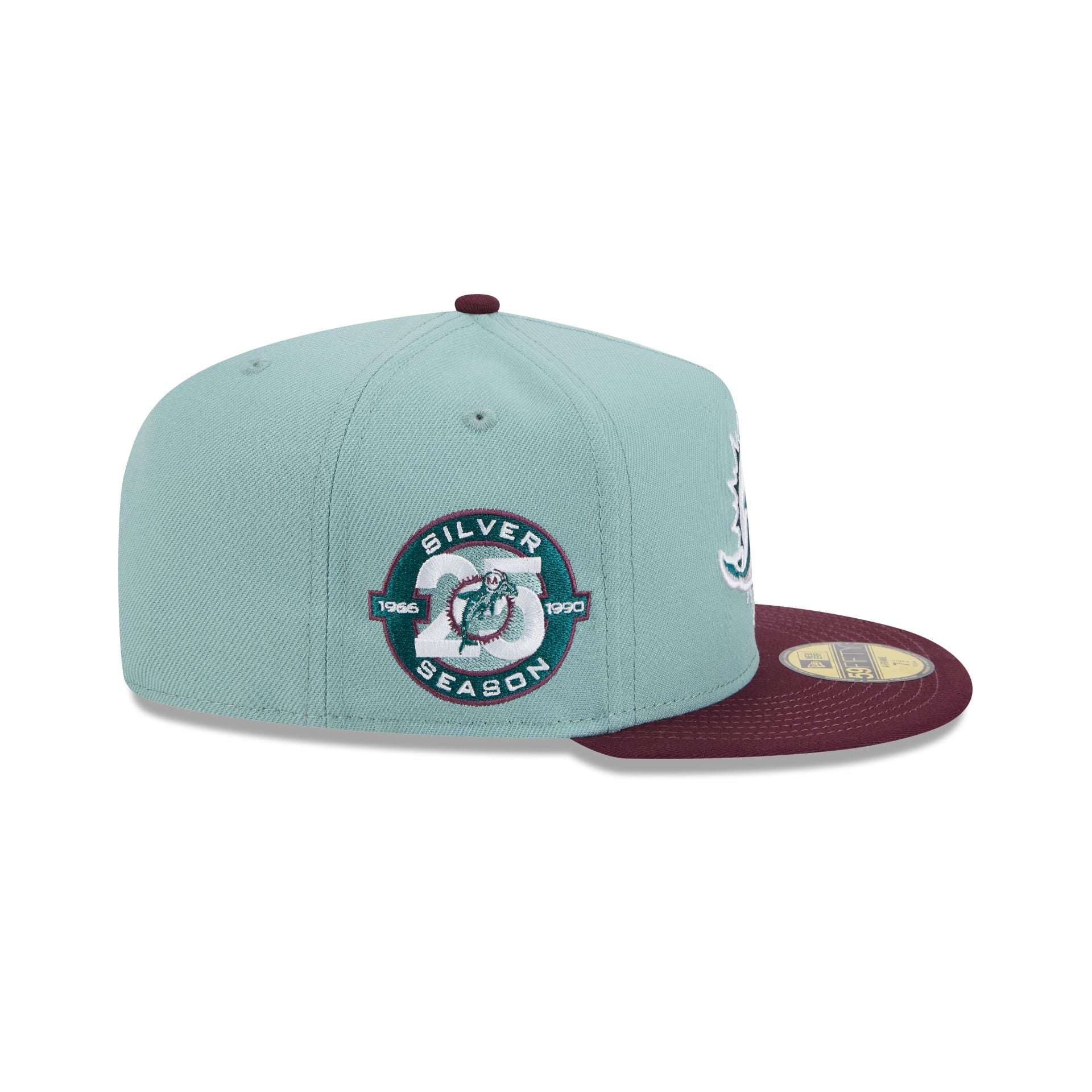 Miami Dolphins Beach Kiss Blue 59FIFTY A-Frame Fitted Hat - Image 4
