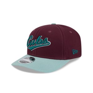 Chicago Cubs Maroon 9SEVENTY Stretch-Snap Hat