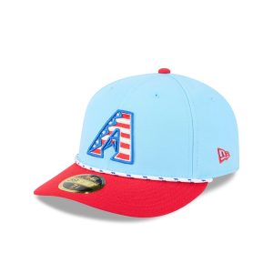 Arizona Diamondbacks Independence Day 2025 Low Profile 59FIFTY Fitted Hat