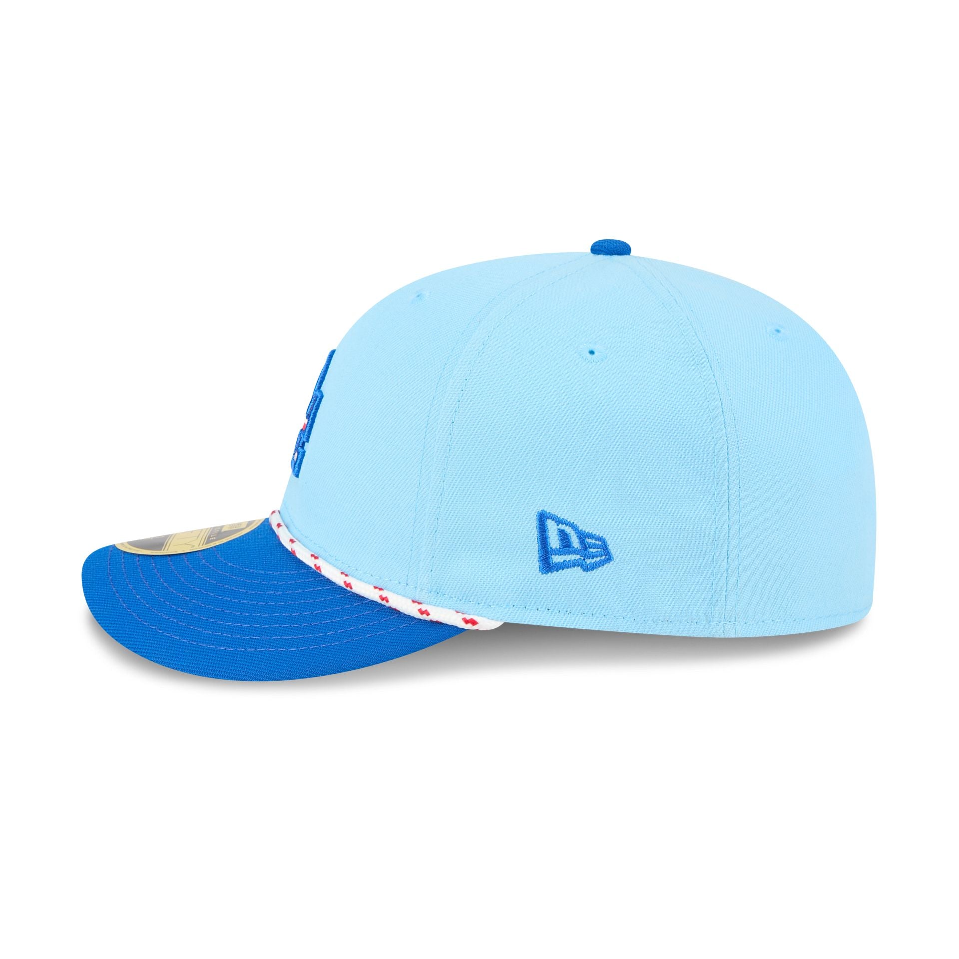 Los Angeles Dodgers Independence Day 2025 Low Profile 59FIFTY Fitted Hat - Image 4