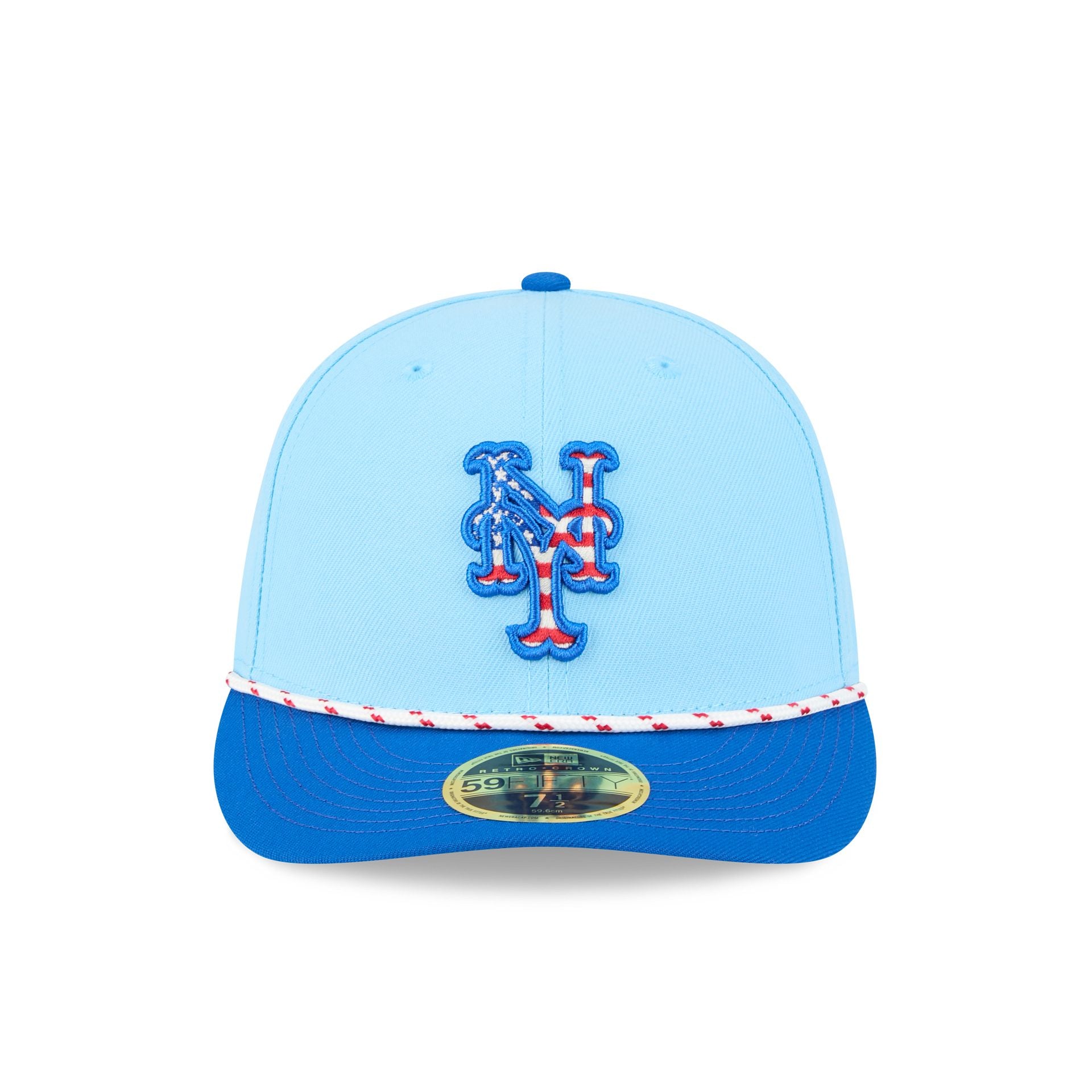 New York Mets Independence Day 2025 Low Profile 59FIFTY Fitted Hat - Image 2