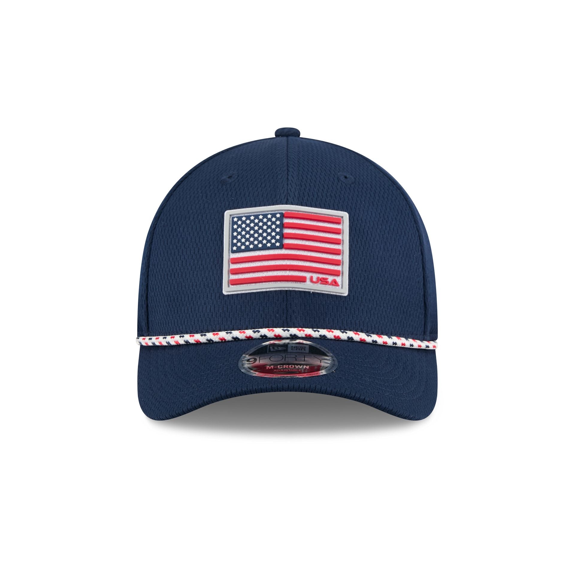 2025 Ryder Cup Team USA Flag 9FORTY M-Crown Snapback Hat - Image 2