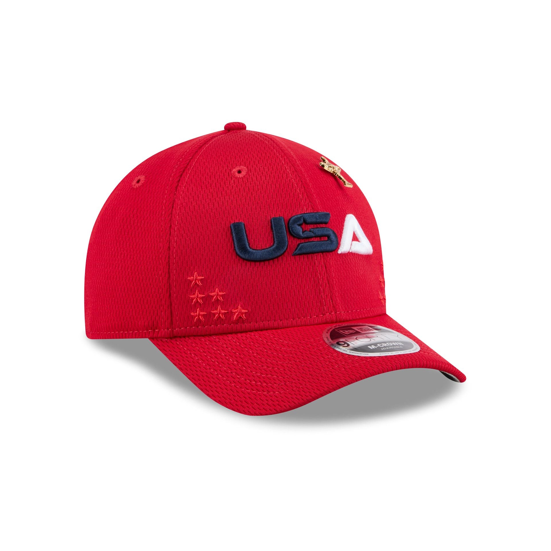 2025 Ryder Cup Team USA Red 9FORTY M-Crown Snapback Hat - Image 3