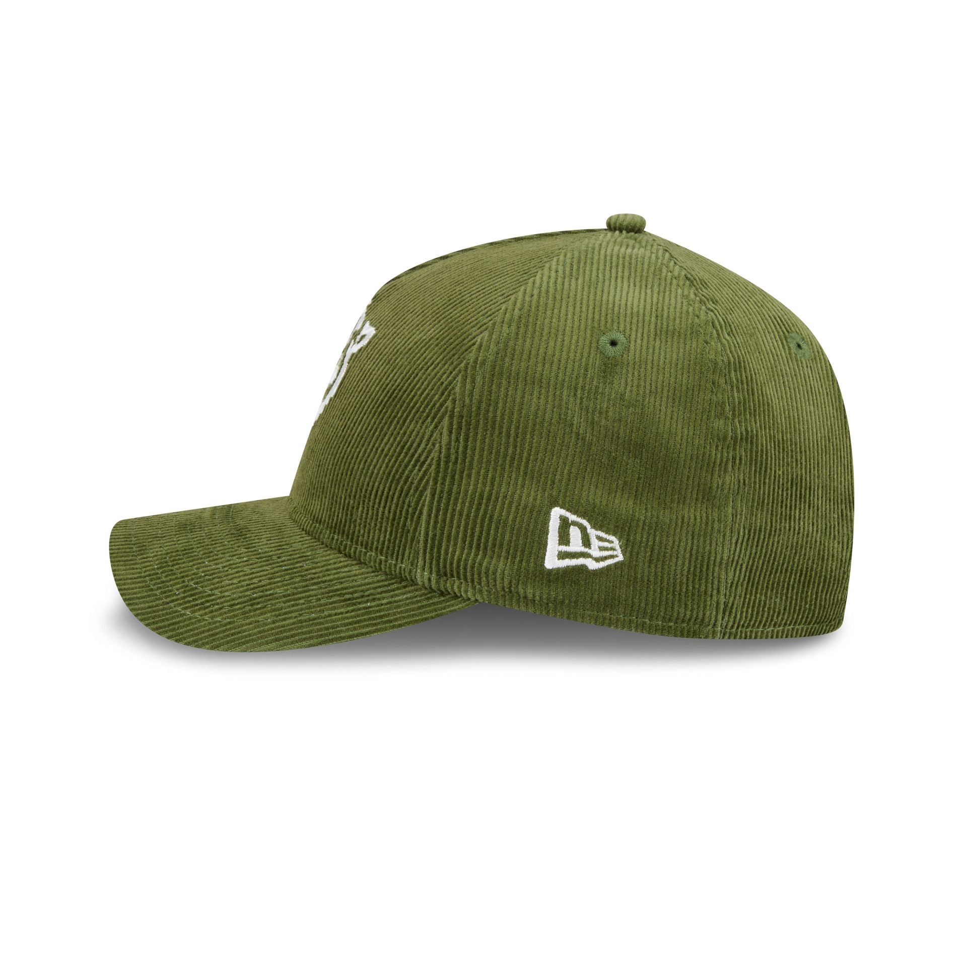 Club Tigres UANL Olive Corduroy 9FORTY M-Crown Snapback Hat - Image 4