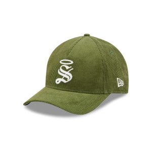 Santos Laguna Olive Corduroy 9FORTY M-Crown Snapback Hat