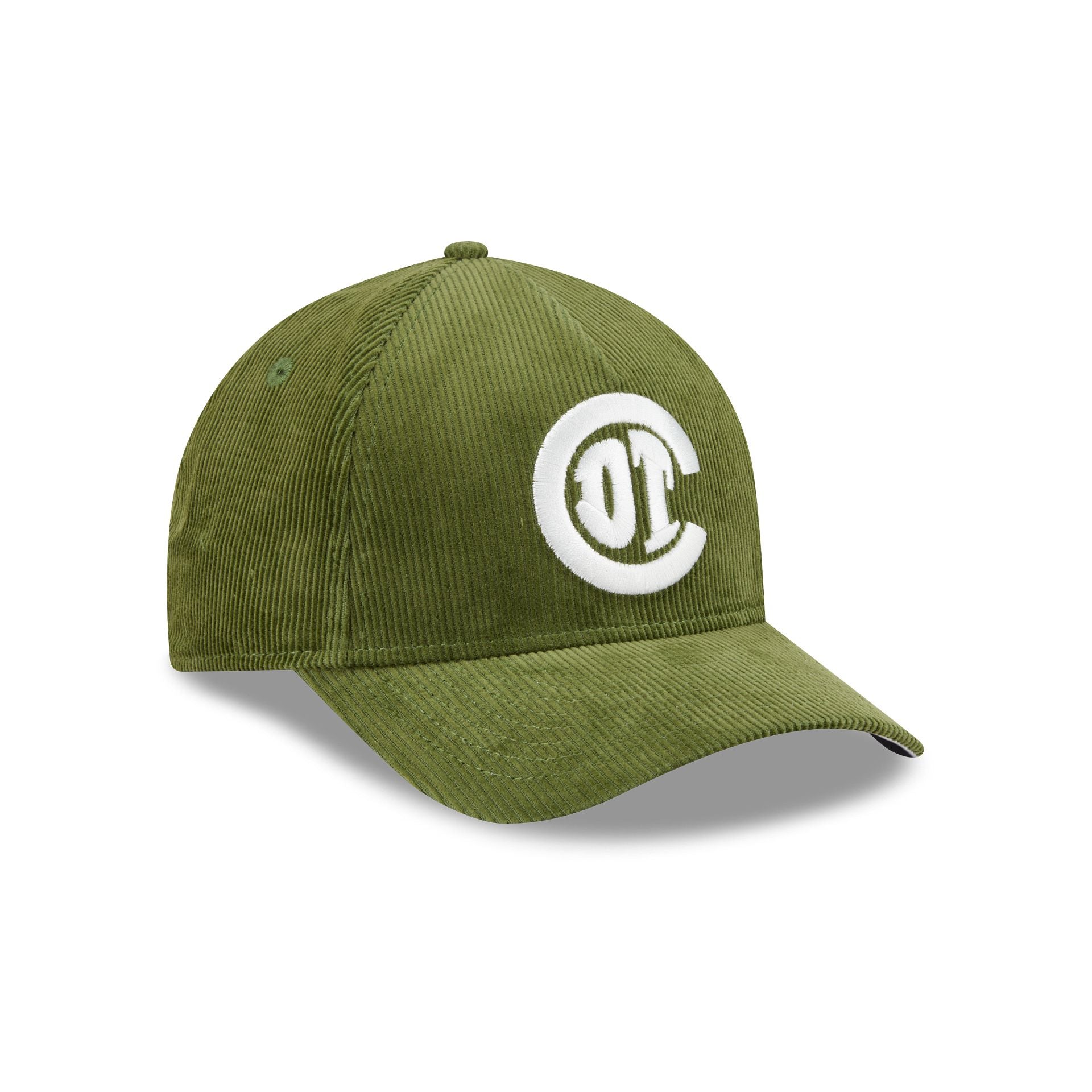 Deportivo Toluca FC Olive Corduroy 9FORTY M-Crown Snapback Hat - Image 3