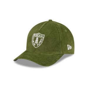 Club Pachuca Olive Corduroy 9FORTY M-Crown Snapback Hat