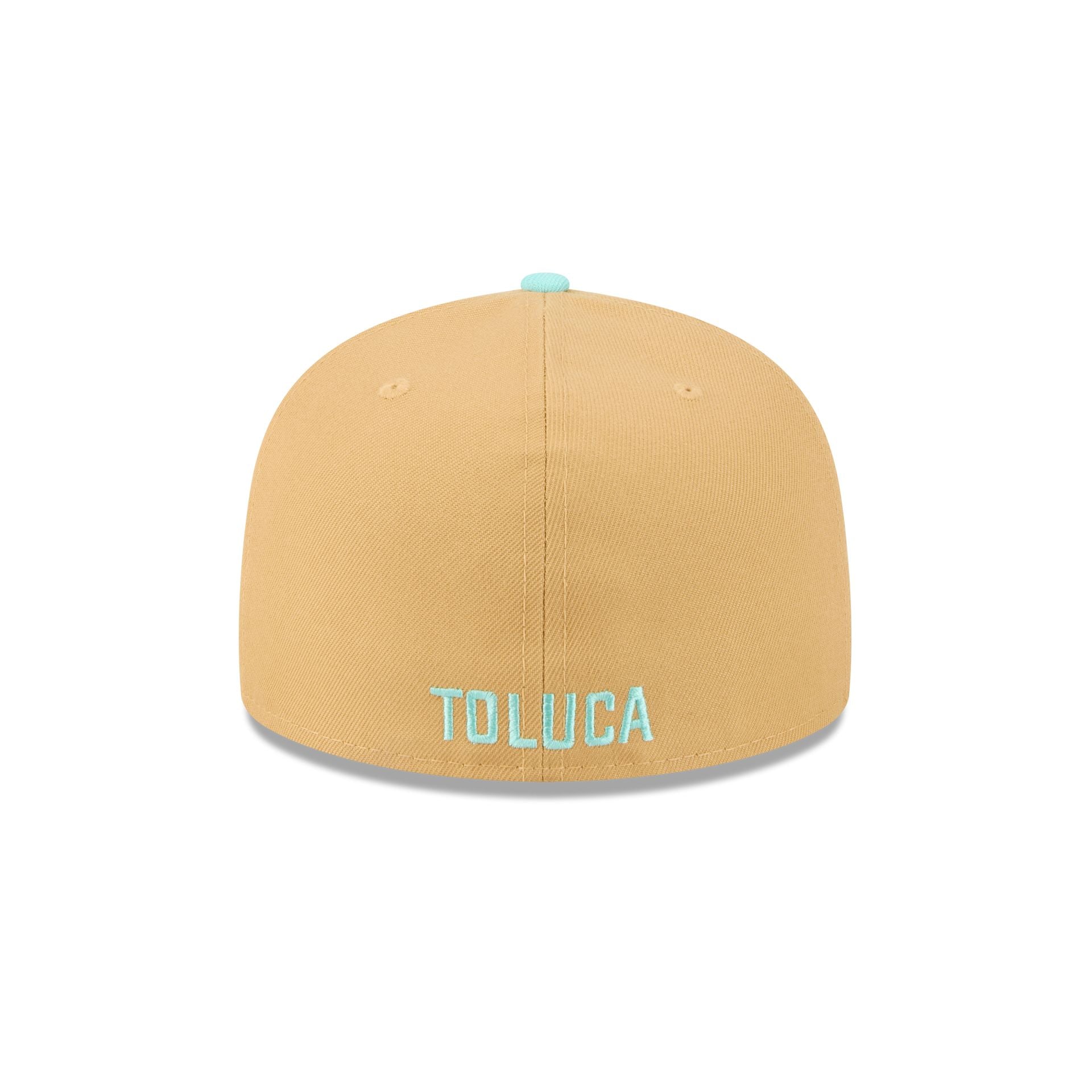 Deportivo Toluca FC Tan 59FIFTY Fitted Hat - Image 6