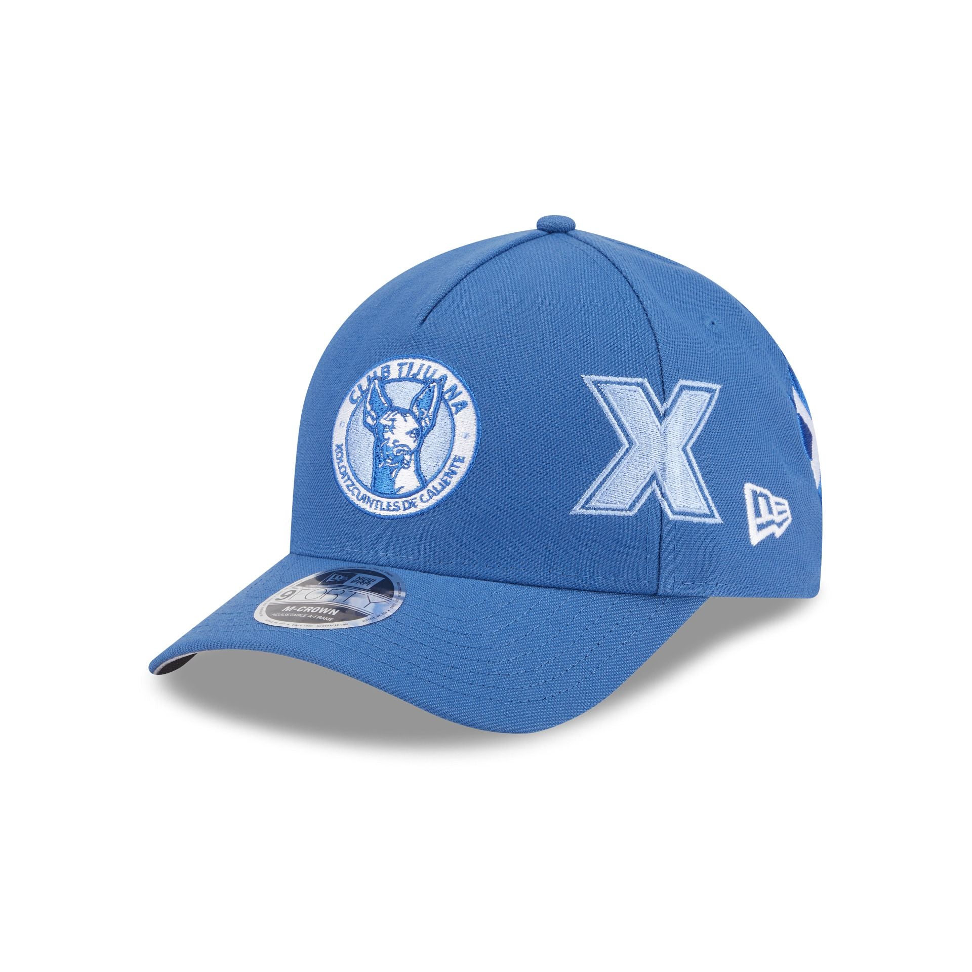 Xolos Indigo 9FORTY M-Crown A-Frame Trucker Hat - Image 3