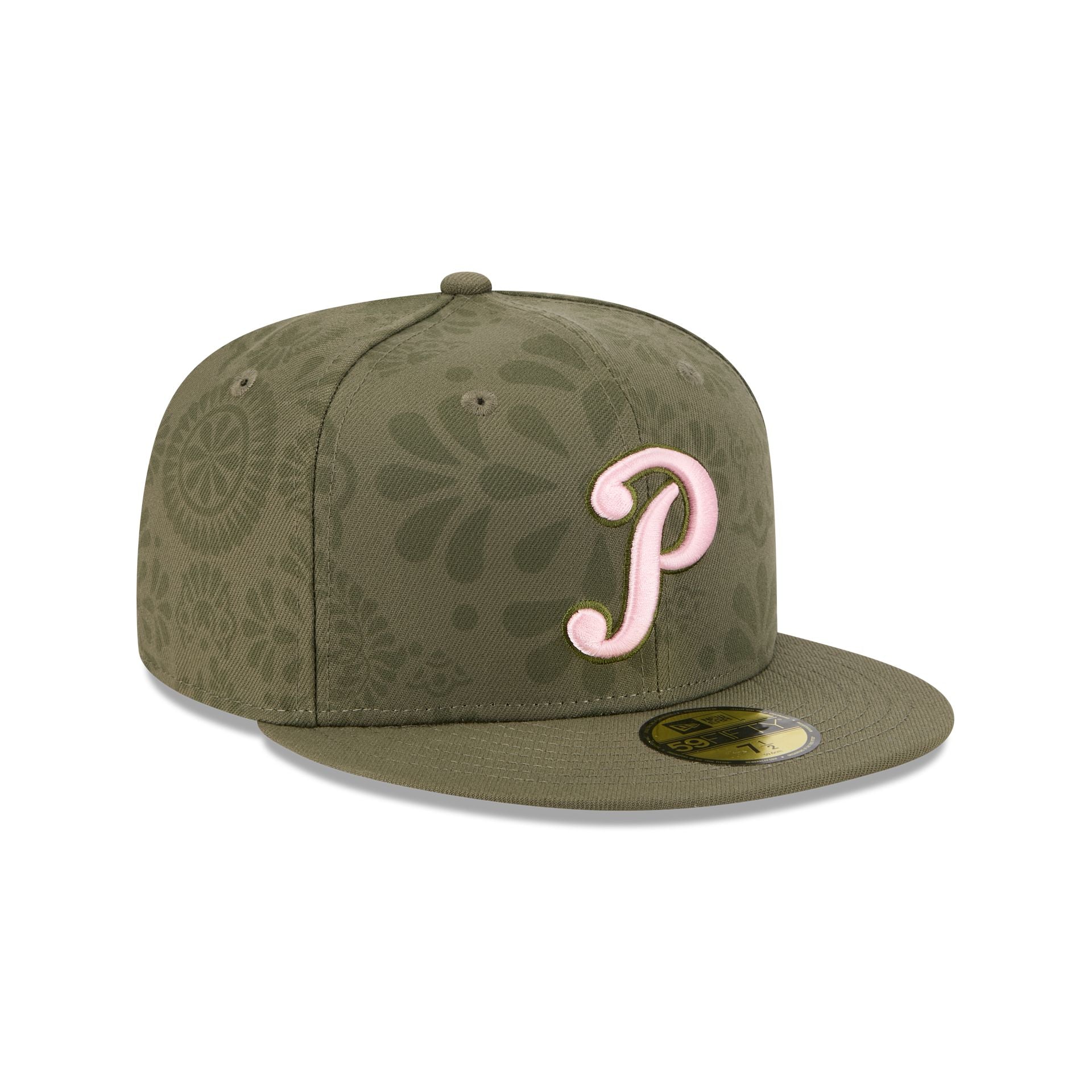 Pericos de Puebla Olive 59FIFTY Fitted Hat - Image 3