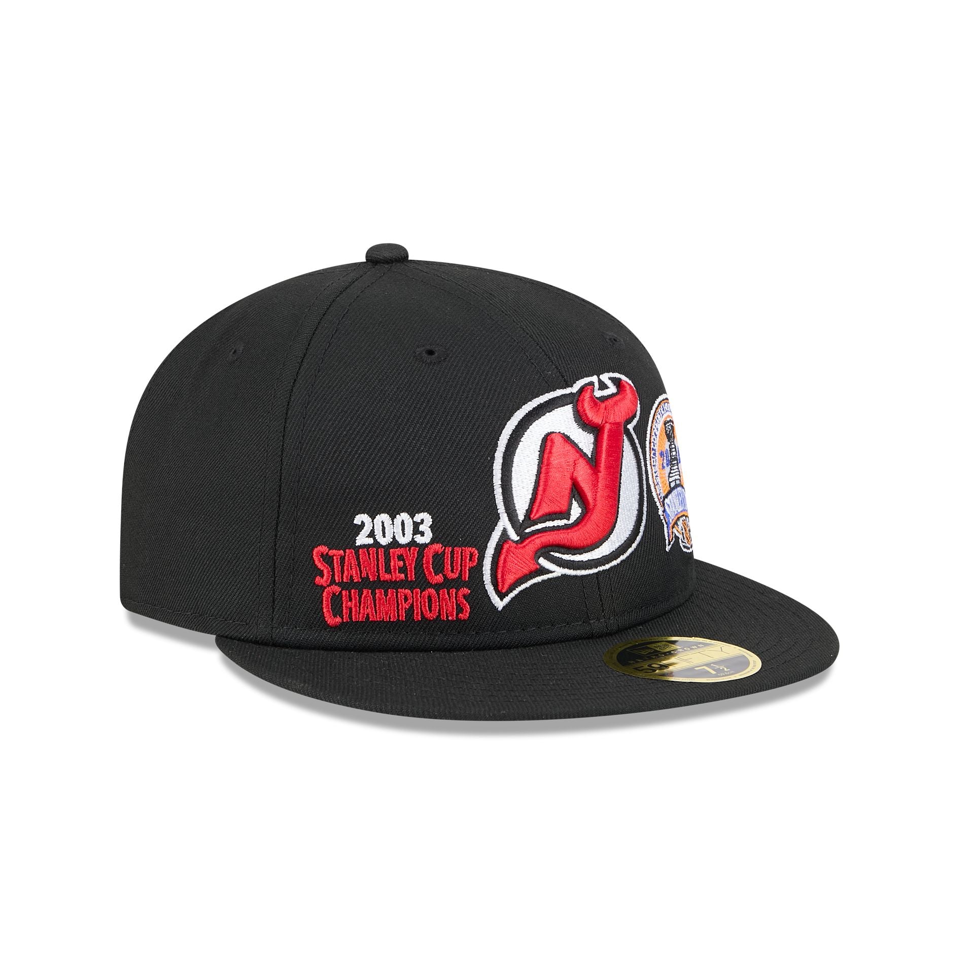 New Jersey Devils Championship Pack Retro Crown 59FIFTY Fitted Hat - Image 3