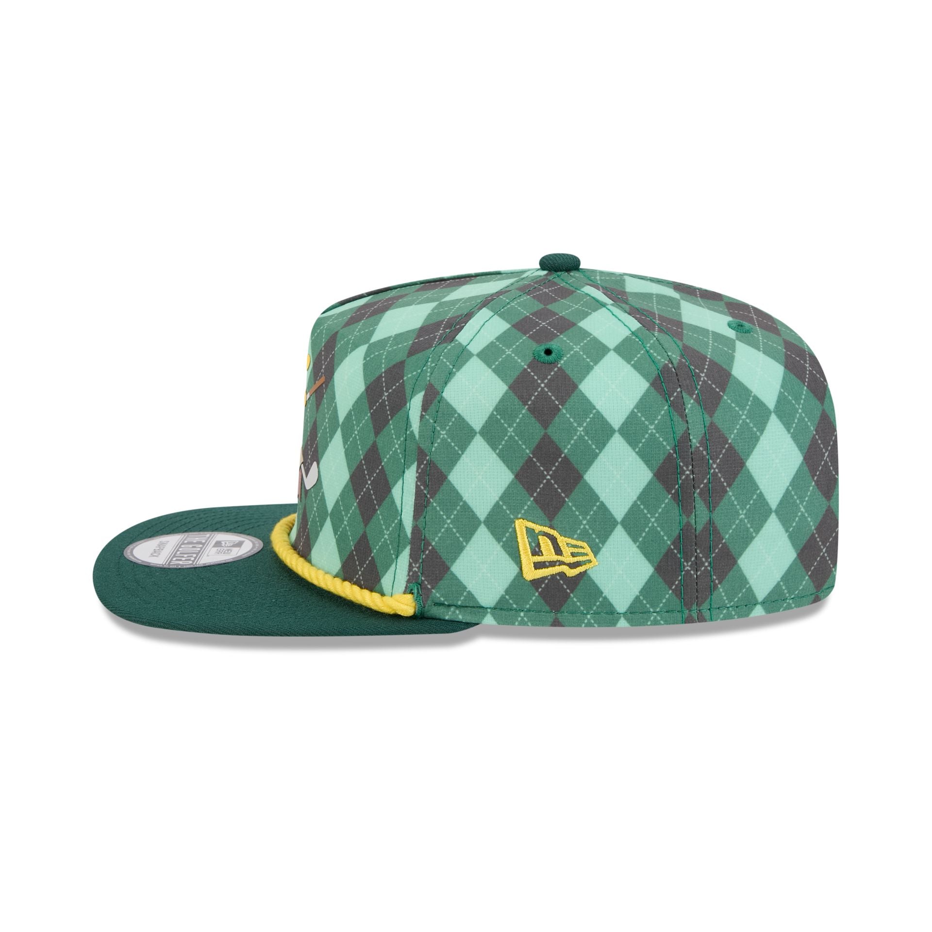 New Era Cap Green and Gold Pack Golfer Hat - Image 4