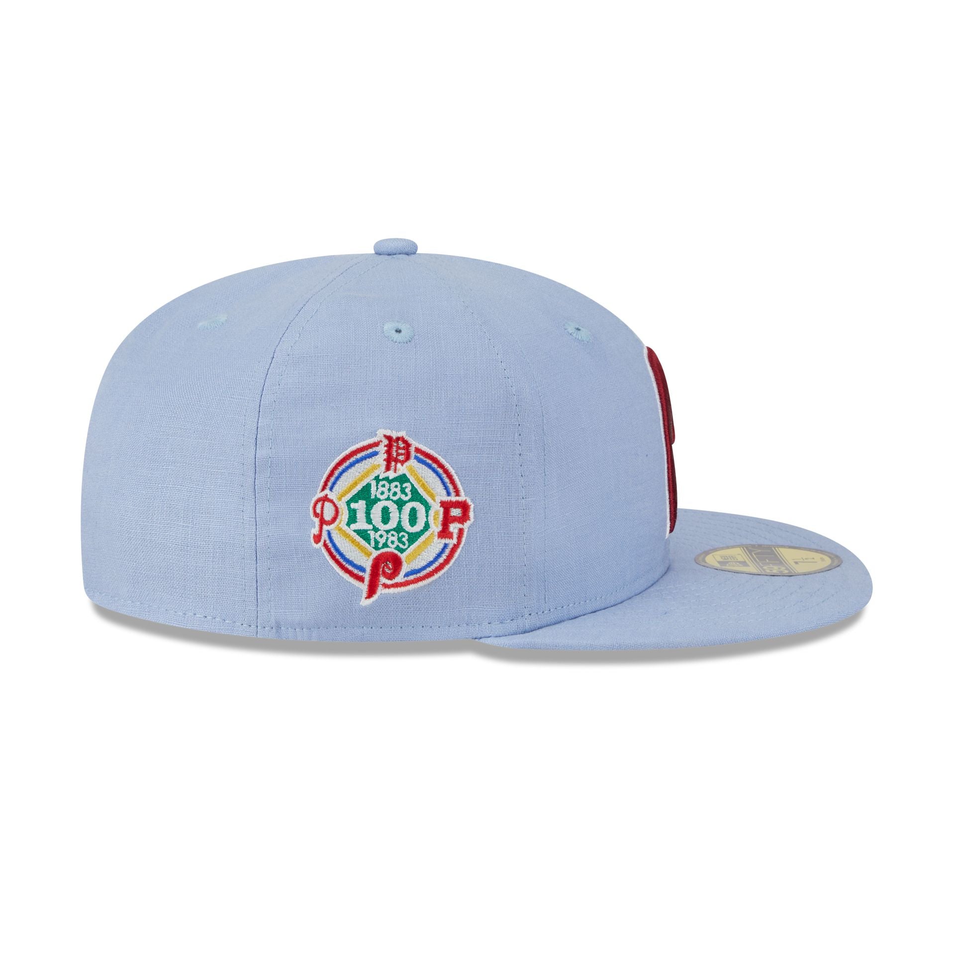 Team Linen Philadelphia Phillies 59FIFTY Fitted Hat - Image 4