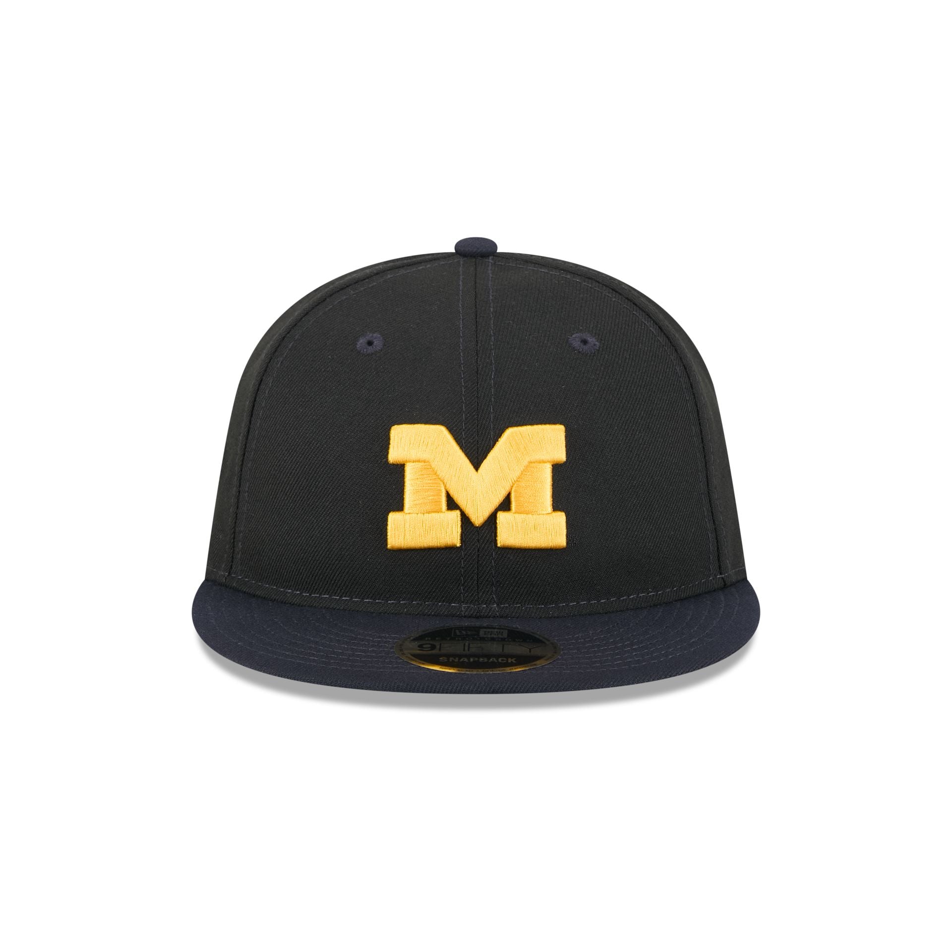 Michigan Wolverines Tournament Side Patch Retro Crown 9FIFTY Strapback Hat - Image 2