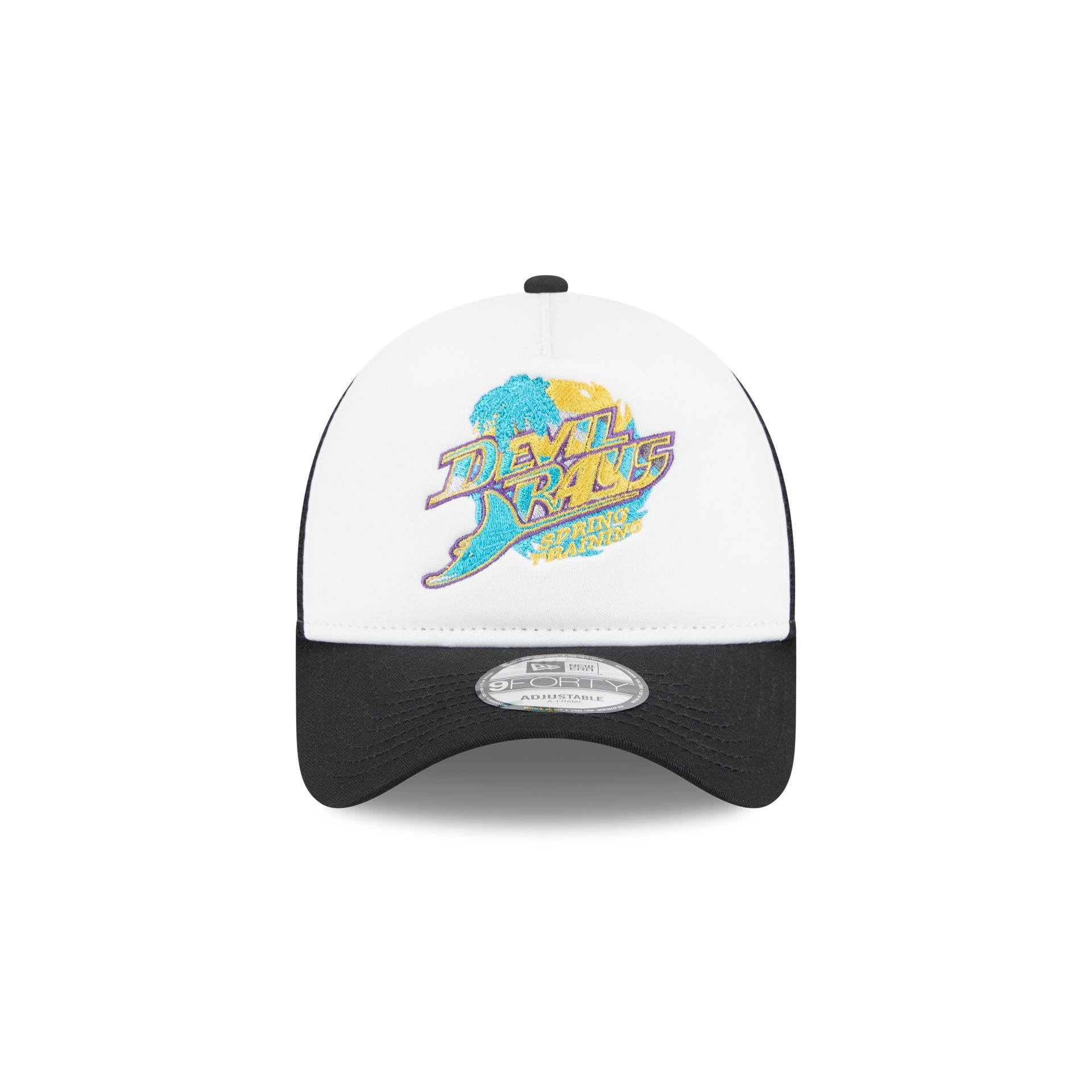Tampa Bay Devil Rays Spring Training 9FORTY A-Frame Trucker Hat - Image 2