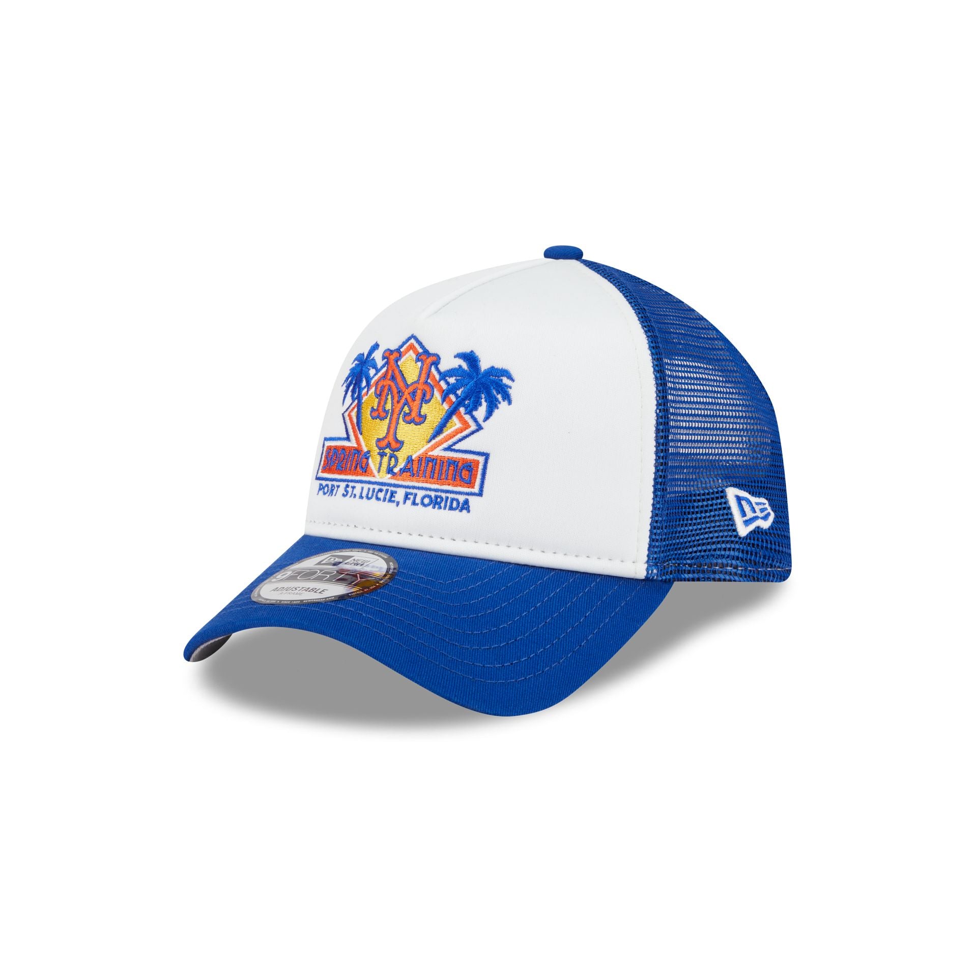 New York Mets Spring Training 9FORTY A-Frame Trucker Hat - Image 3