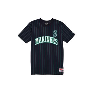 Seattle Mariners Throwback Retro Pinstripe T-Shirt