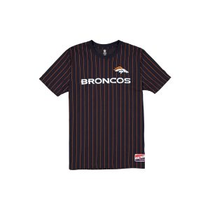 Denver Broncos Throwback Retro Pinstripe T-Shirt