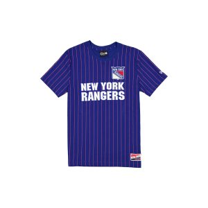 New York Rangers Throwback Retro Pinstripe T-Shirt