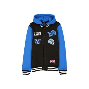 Detroit Lions Throwback Black Jacket
