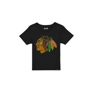 Chicago Blackhawks Wash Logo Women's Short-Sleeve T-Shirt