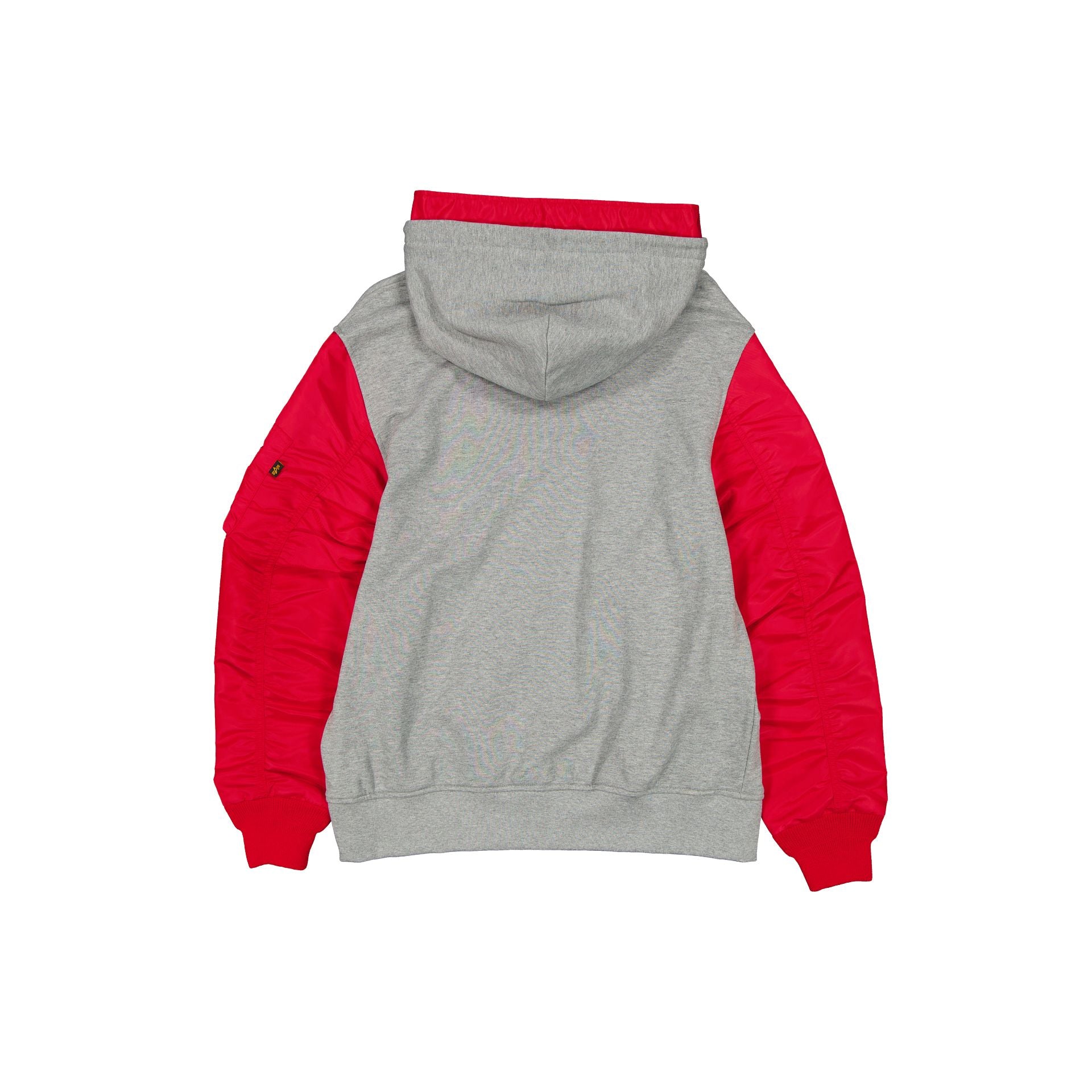 Alpha Industries x Kansas City Chiefs Gray MA-1 Full Zip Fleece Jacket - Image 2