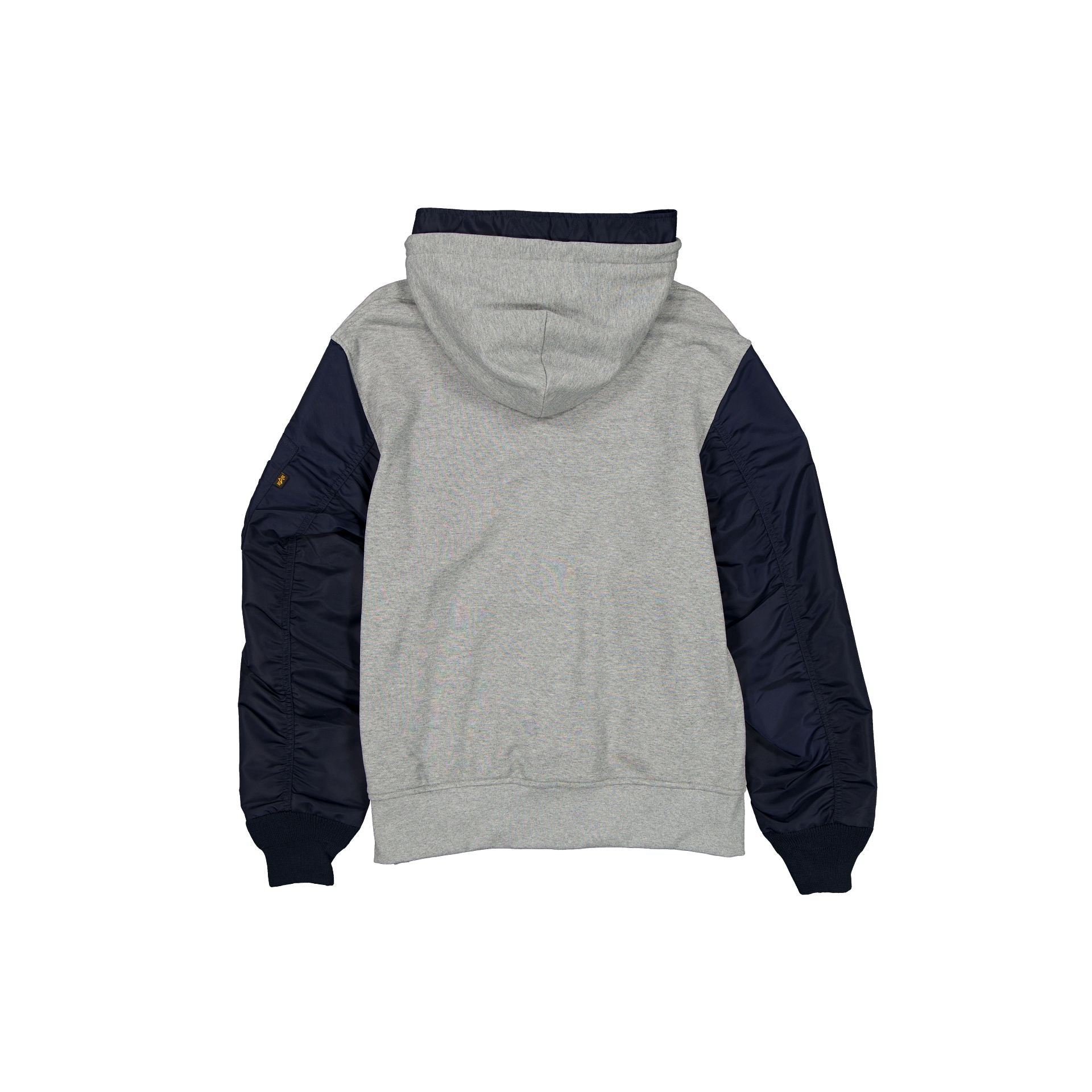 Alpha Industries x Denver Broncos Gray MA-1 Full Zip Fleece Jacket - Image 2