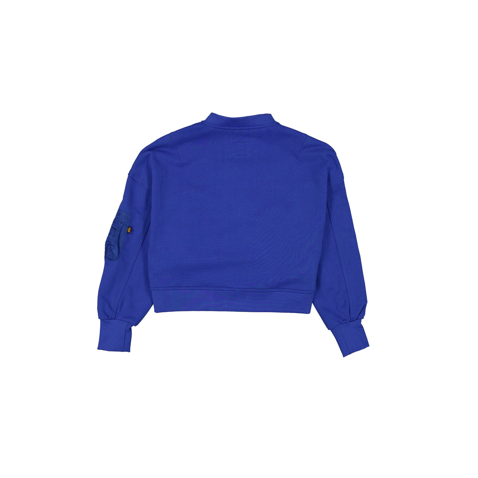Alpha Industries x Buffalo Bills Blue Women's Full Zip Cropped Fleece Jacket - Image 2