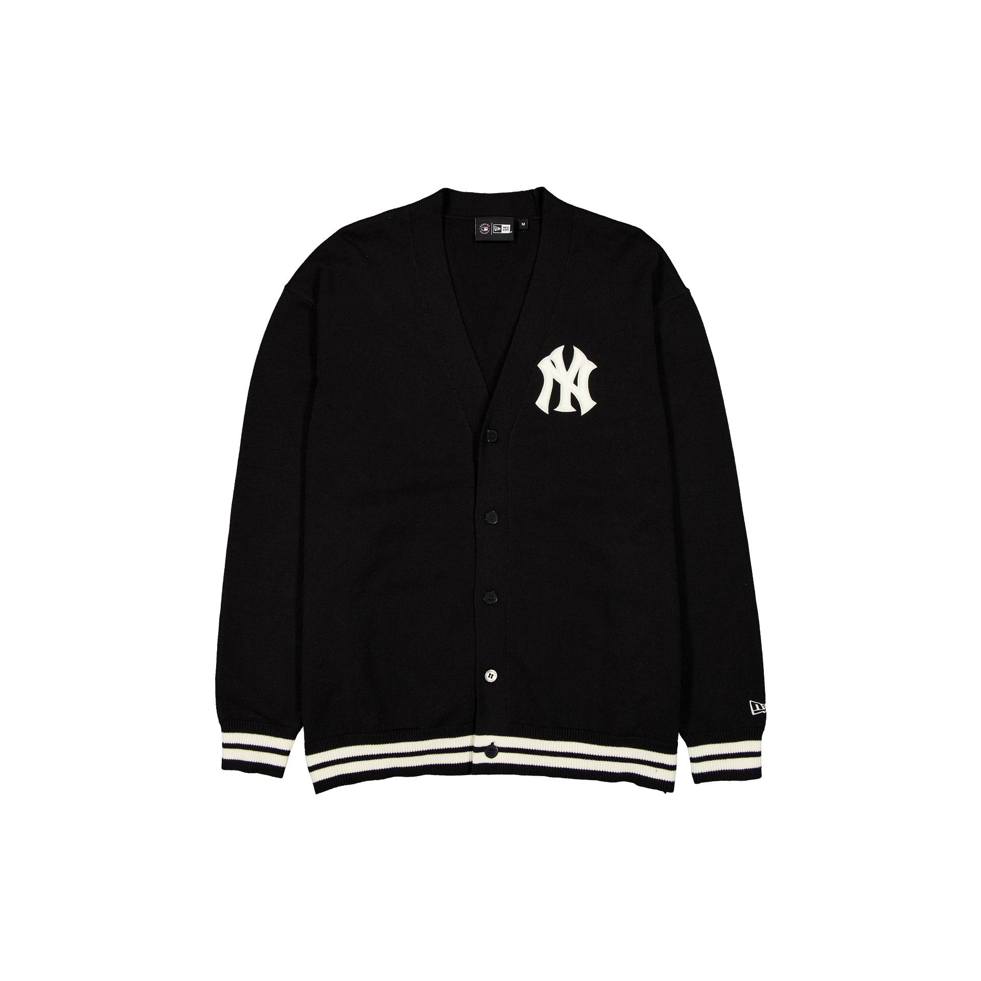 New York Yankees Black Knit Cardigan