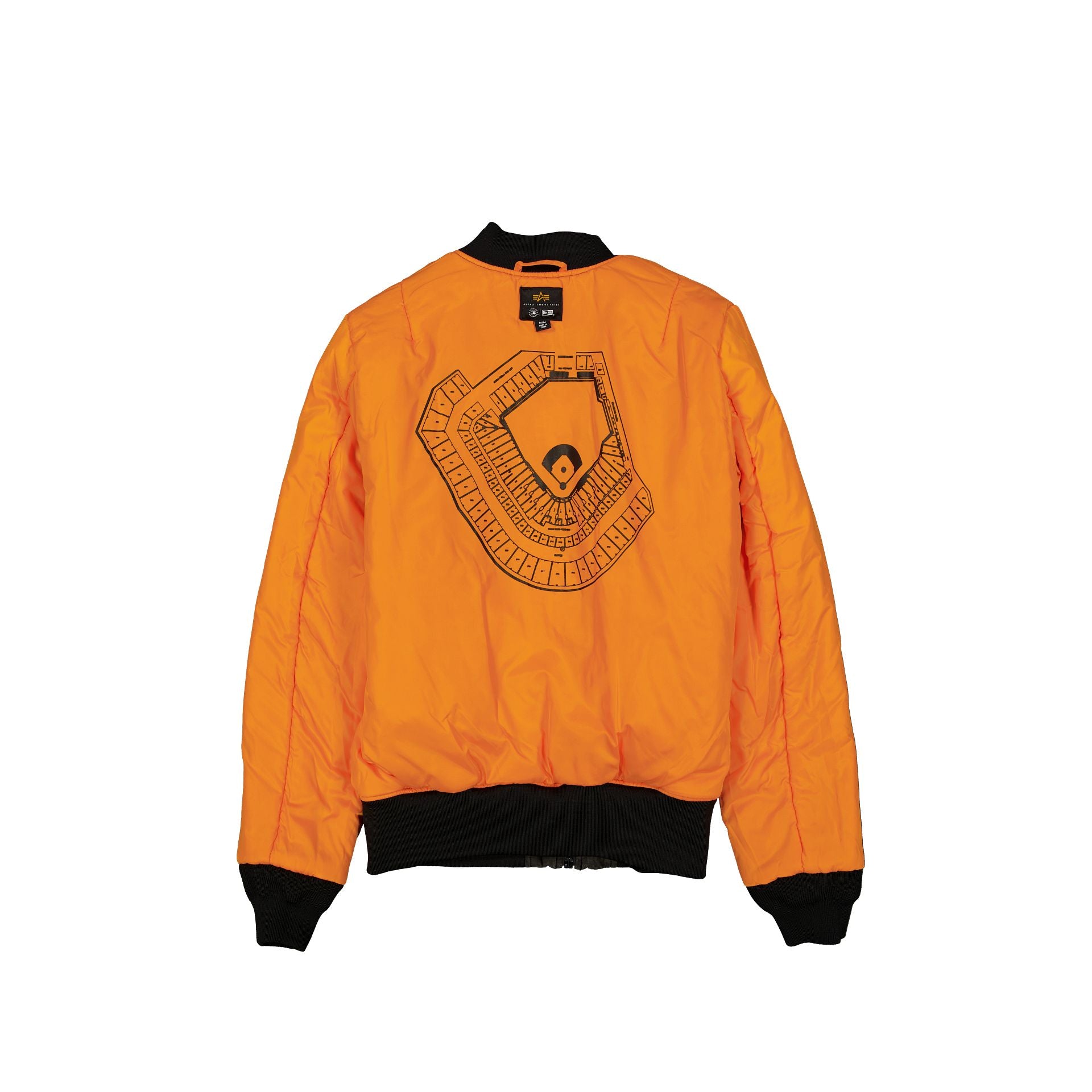 Alpha Industries x San Francisco Giants Black Camo MA-1 Bomber Jacket - Image 2