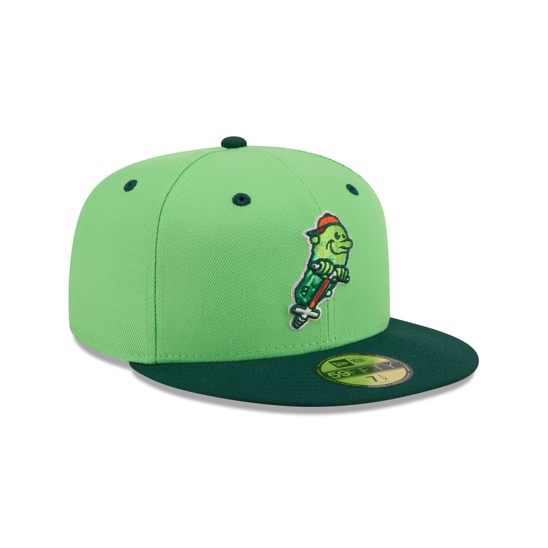 Hartford Yard Goats Theme Night Green 59FIFTY Fitted Hat - Image 3
