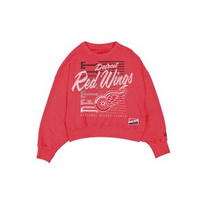 Detroit Red Wings Throwback Women's Washed Crewneck