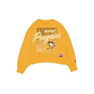 Pittsburgh Penguins Throwback Women's Washed Crewneck