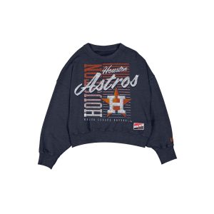 Houston Astros Throwback Women's Washed Crewneck