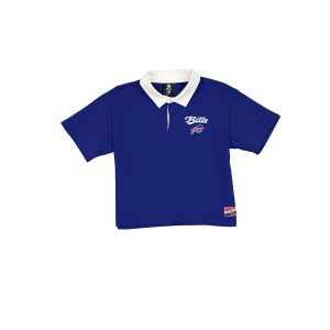Buffalo Bills Throwback Women's Cropped Polo