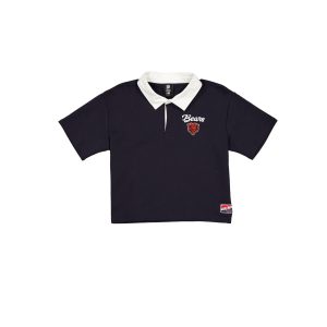 Chicago Bears Throwback Women's Cropped Polo