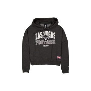 Las Vegas Raiders Throwback Women's Glitter Hoodie