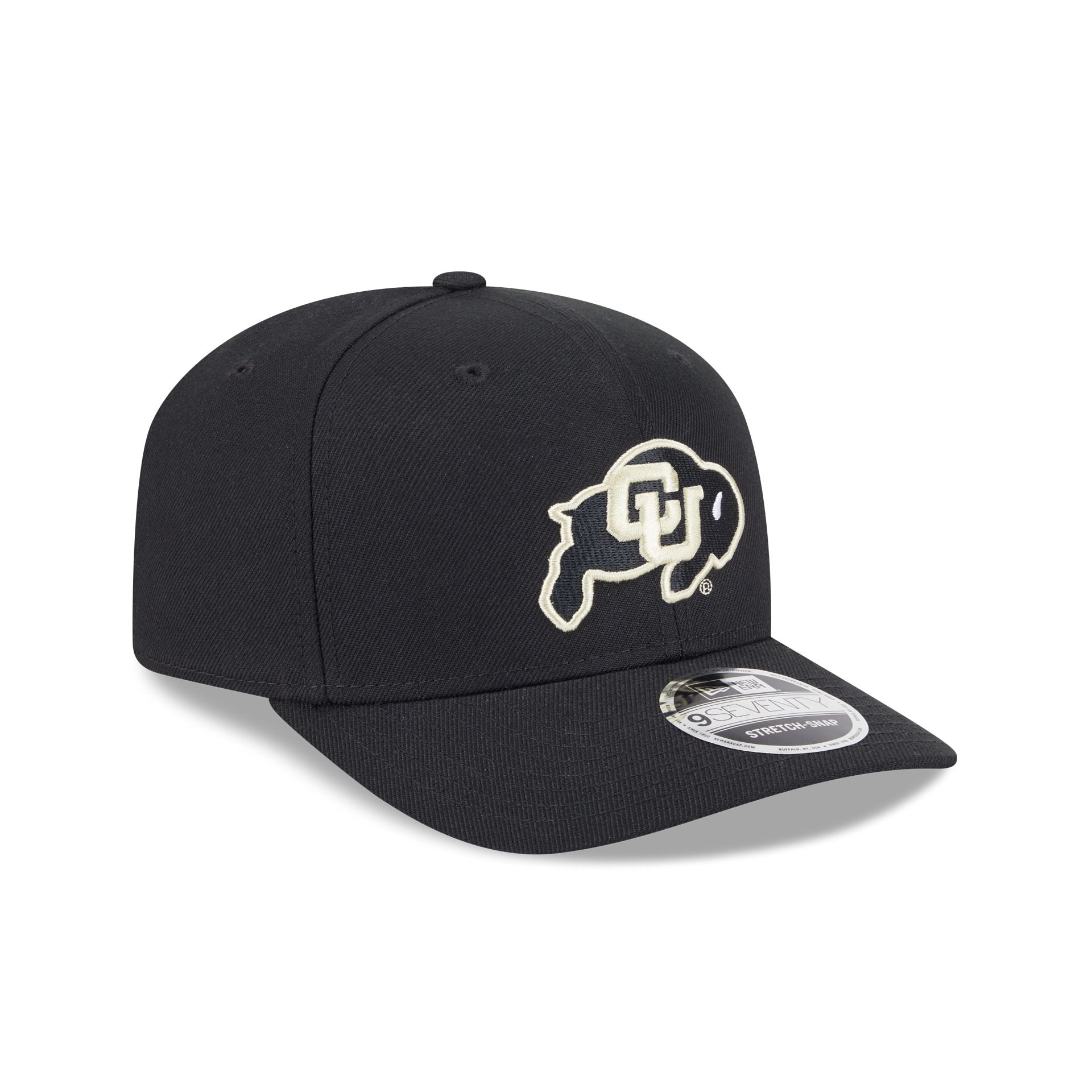Colorado Buffaloes Black Team 9SEVENTY Stretch-Snap Hat - Image 3