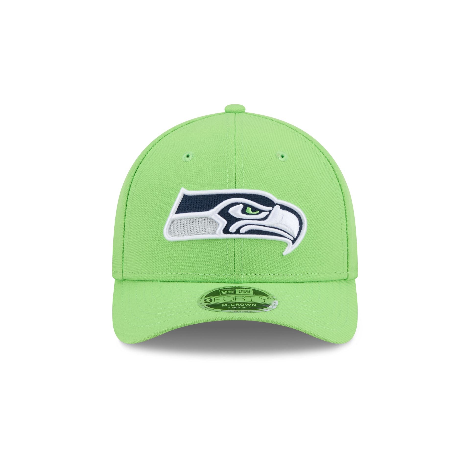 Seattle Seahawks Team Action Green 9FORTY M-Crown Snapback Hat - Image 2
