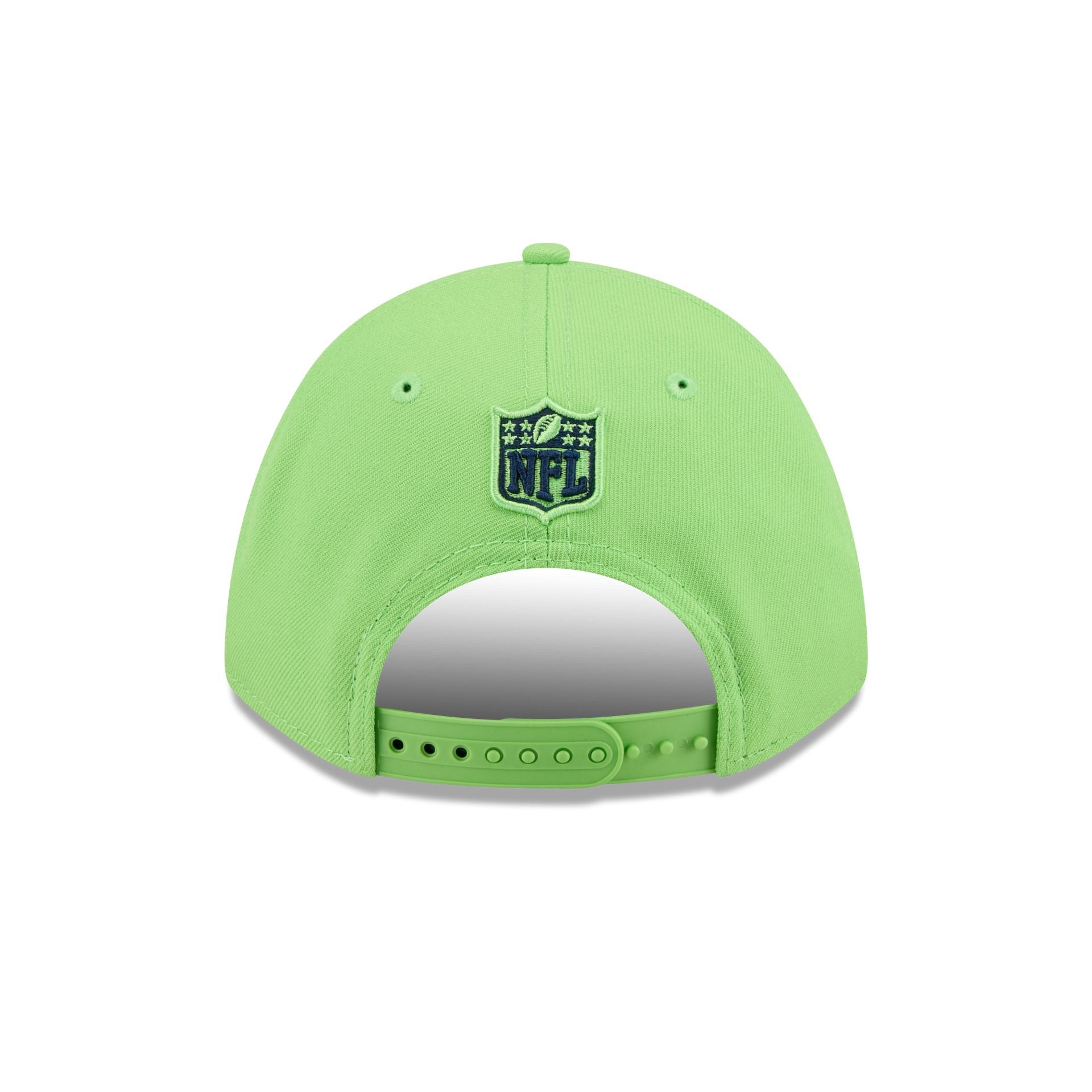 Seattle Seahawks Team Action Green 9FORTY M-Crown Snapback Hat - Image 6