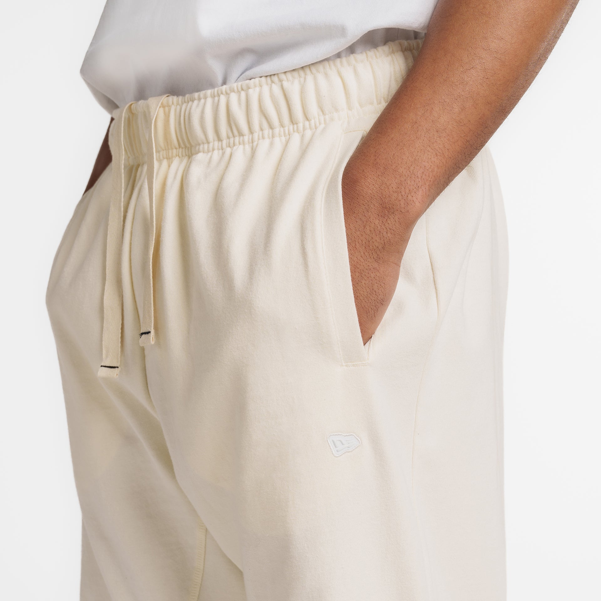 New Era Branded Alden Chrome White Sweatpants - Image 3