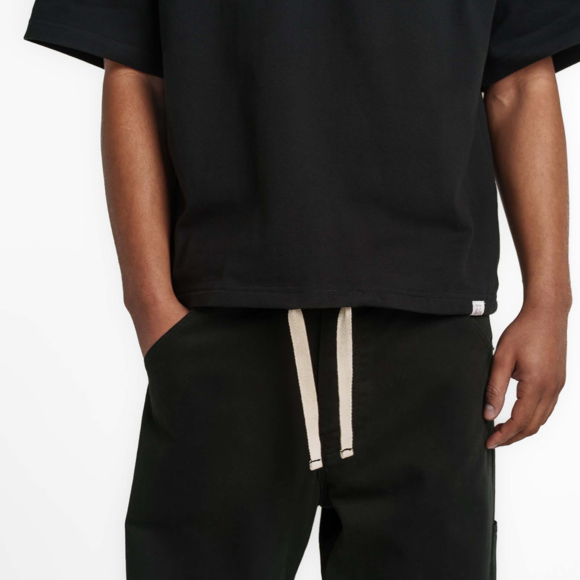 New Era Branded Alden Black Rugby Shirt - Image 4